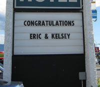 Congratulations Eric & Kelsey