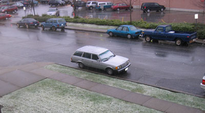 First snow winter 2008