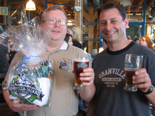 Dale and Brewmaster Vern Lambourne
