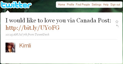 Kimli's original tweet