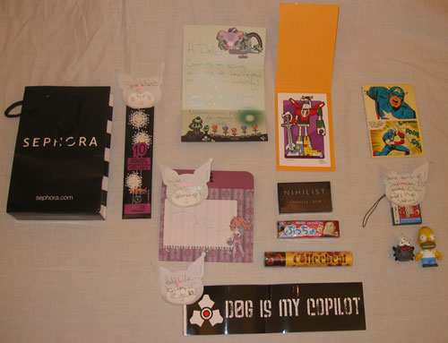 Prize Bag Contents
