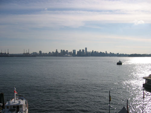 Lonsdale Quay tower view