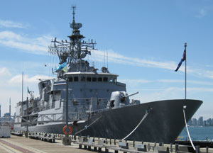 RNZNS Te Kaha at Burrard Pier North Vancouver