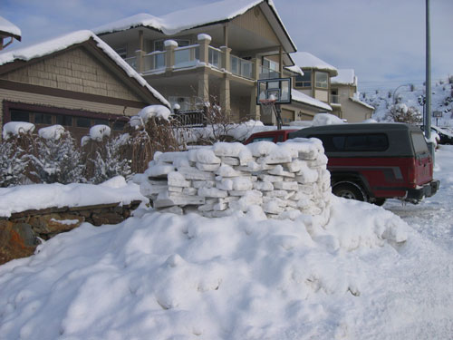 Snow Fort front