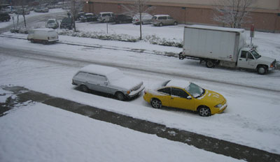 Second snow fall